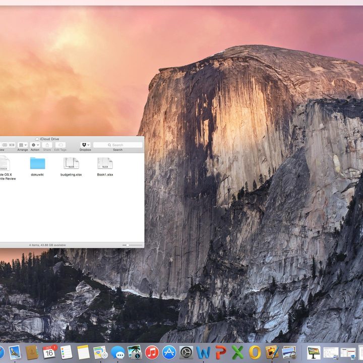 OS X Yosemite icloud drive