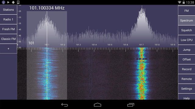 SDR Touch - Live radio via USB