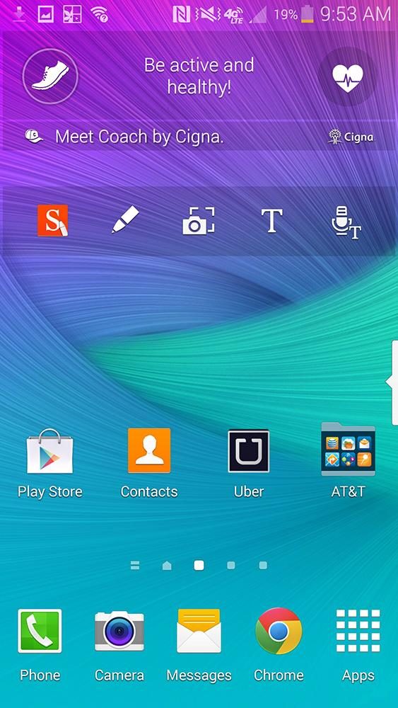 Samsung Galaxy Note 4 Screenshot