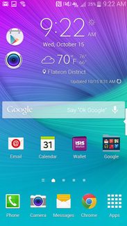 Samsung Galaxy Note 4 Screenshot