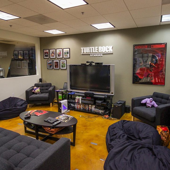 Turtle Rock Studios game room
