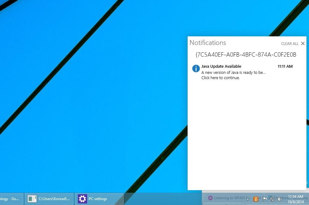 Win 10 Notifications