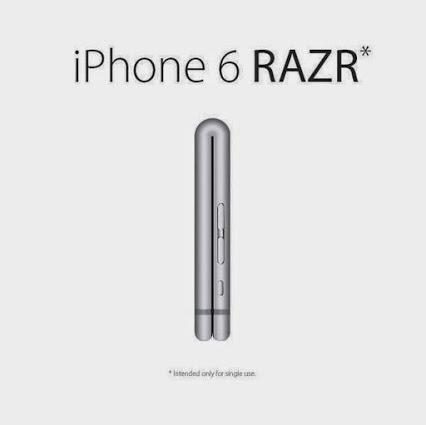 iPhone 6 Razr ad