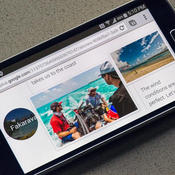 Google Plus Stories