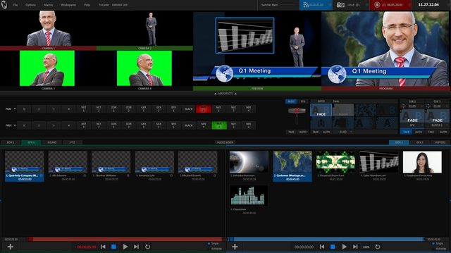 The TriCaster Mini's user interface takes about 30 minutes to learn the most basic functions.