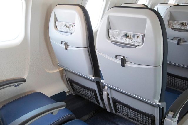 United's regional jets, like this CRJ-700, don't provide seat-back monitors, but the installation of Wi-Fi will allow United to offer onboard entertainment to passengers' personal devices.