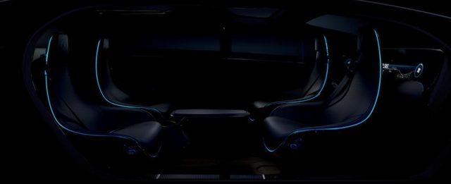 Mercedes autonomous interior concept