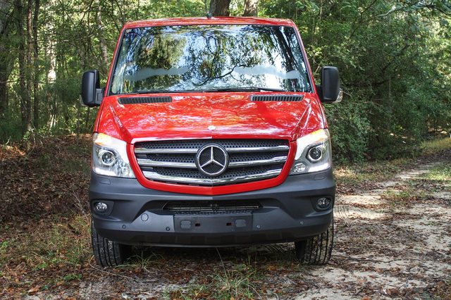 2015 Mercedes-Benz Sprinter front red