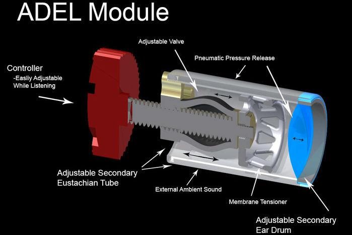 Adel in-ear module diagram