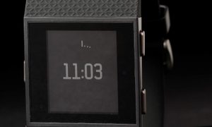 FitBit Surge clock