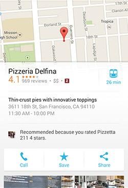 Google Maps app