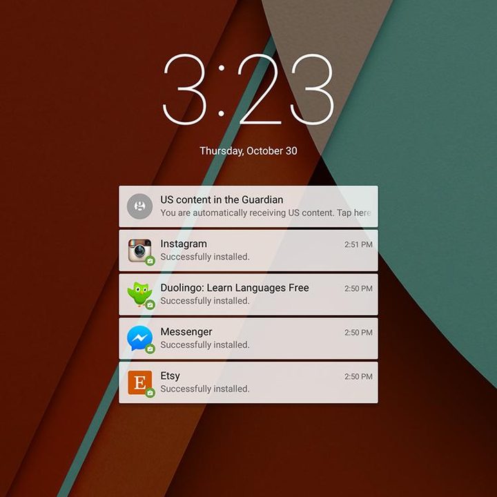 nexus 9 review google screenshot lock screen