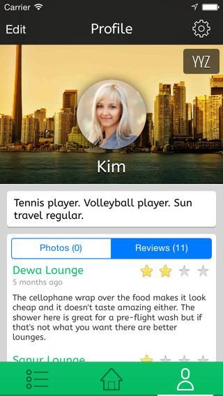 LoungeBuddy app