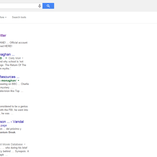 Monaghan tweet search