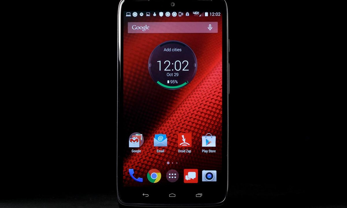 Motorola DROID Turbo home screen