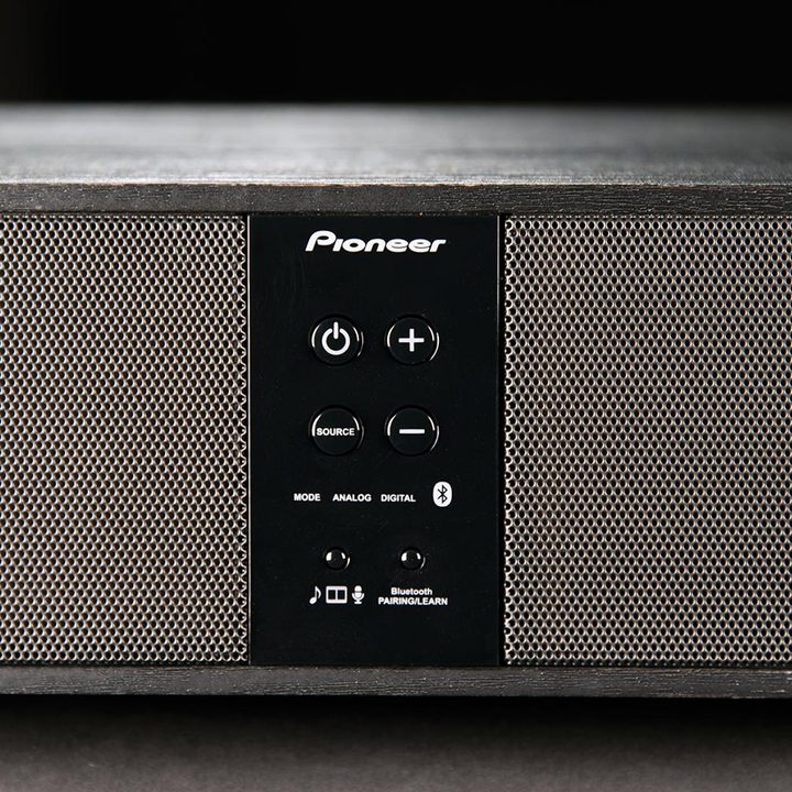 Pioneer SP-SB03 Andrew Jones speaker base review macro