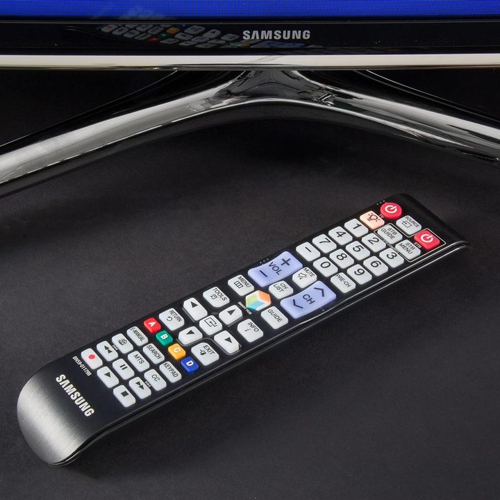 Samsung UNH6350 review stand remote