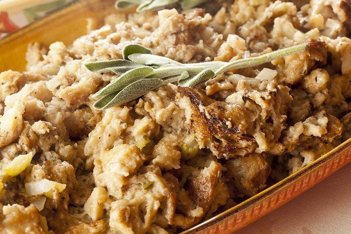 Thanksgiving leftovers stuffing
