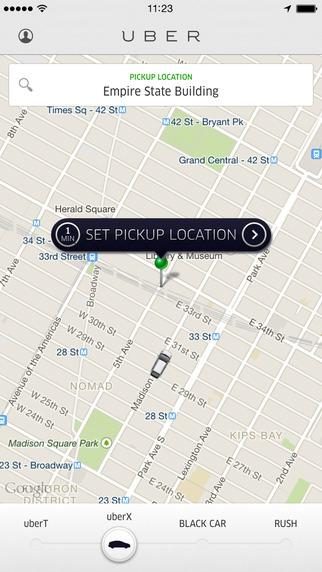 Uber app