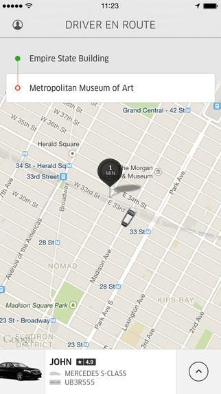 Uber app
