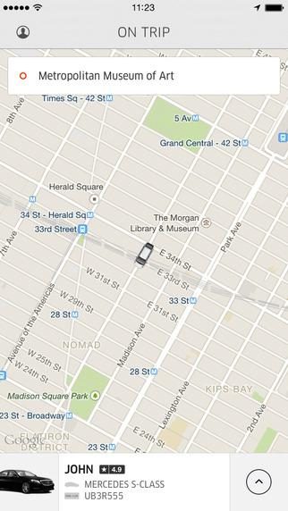 Uber app