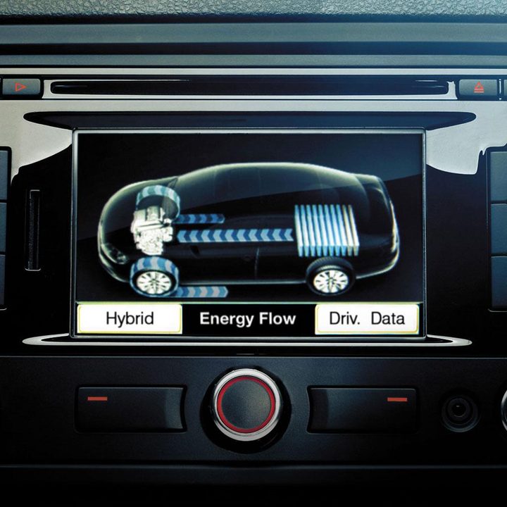 VW Car-Net touchscreen macro