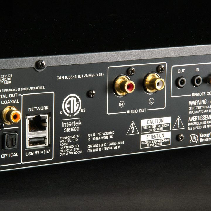 Yamaha BD-A1040 back ports