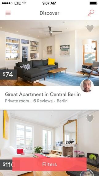 airbnb app