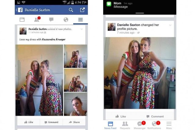 stolen dress selfie