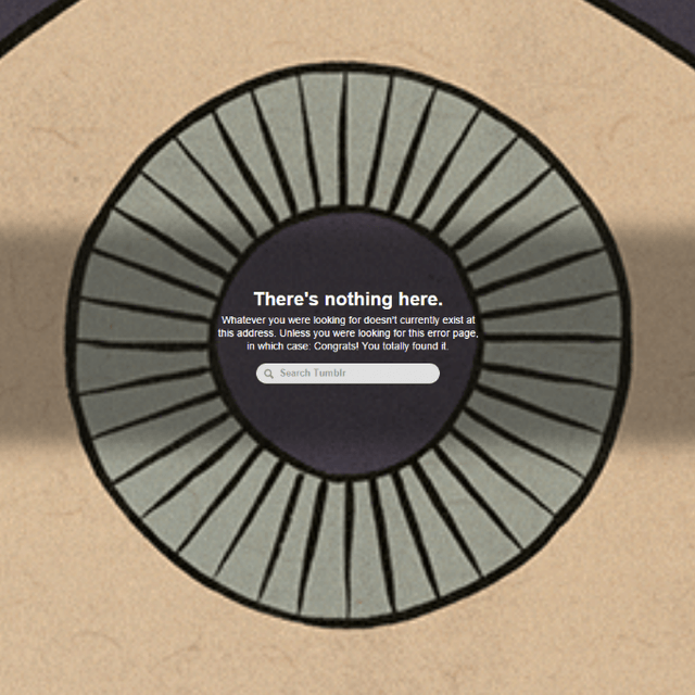 Tumblr 404 page