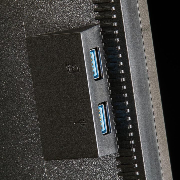 Acer B326HK 4K monitor side USB jacks