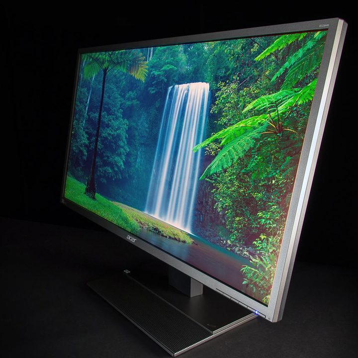 Acer B326HK 4K monitor side 2