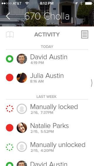 august smart lock review app screenshot 2