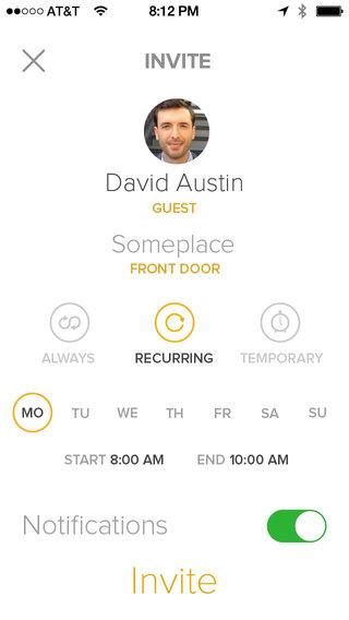 august smart lock review app screenshot 3