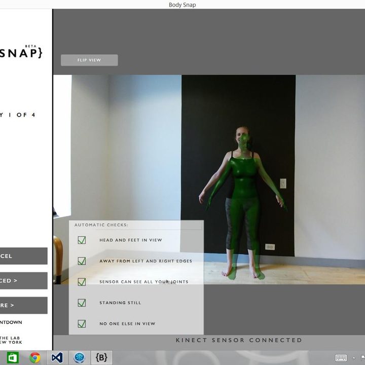 body labs wants create virtual doppleganger snap app screenshot 2