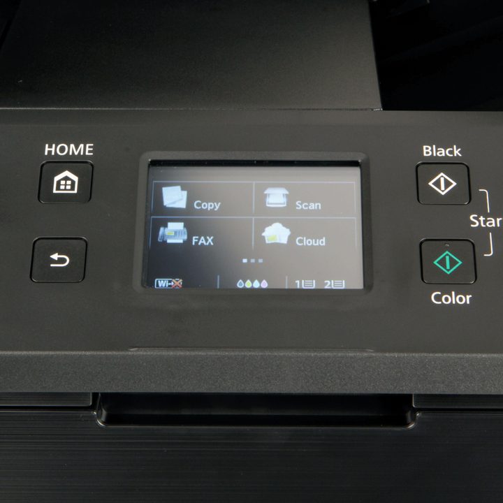 Canon Maxify printer screen