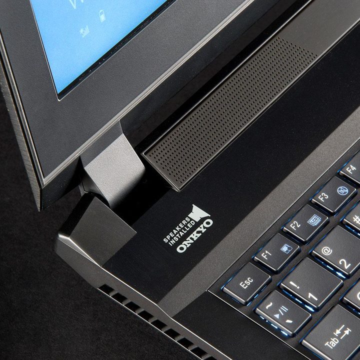 Digital Storm Triton laptop Onkyo logo