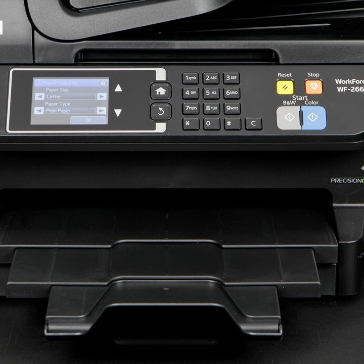Epson WF-2660 front tray