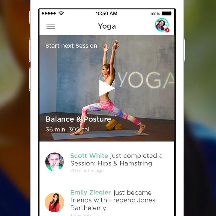 fitstar standalone yoga app iphone 1