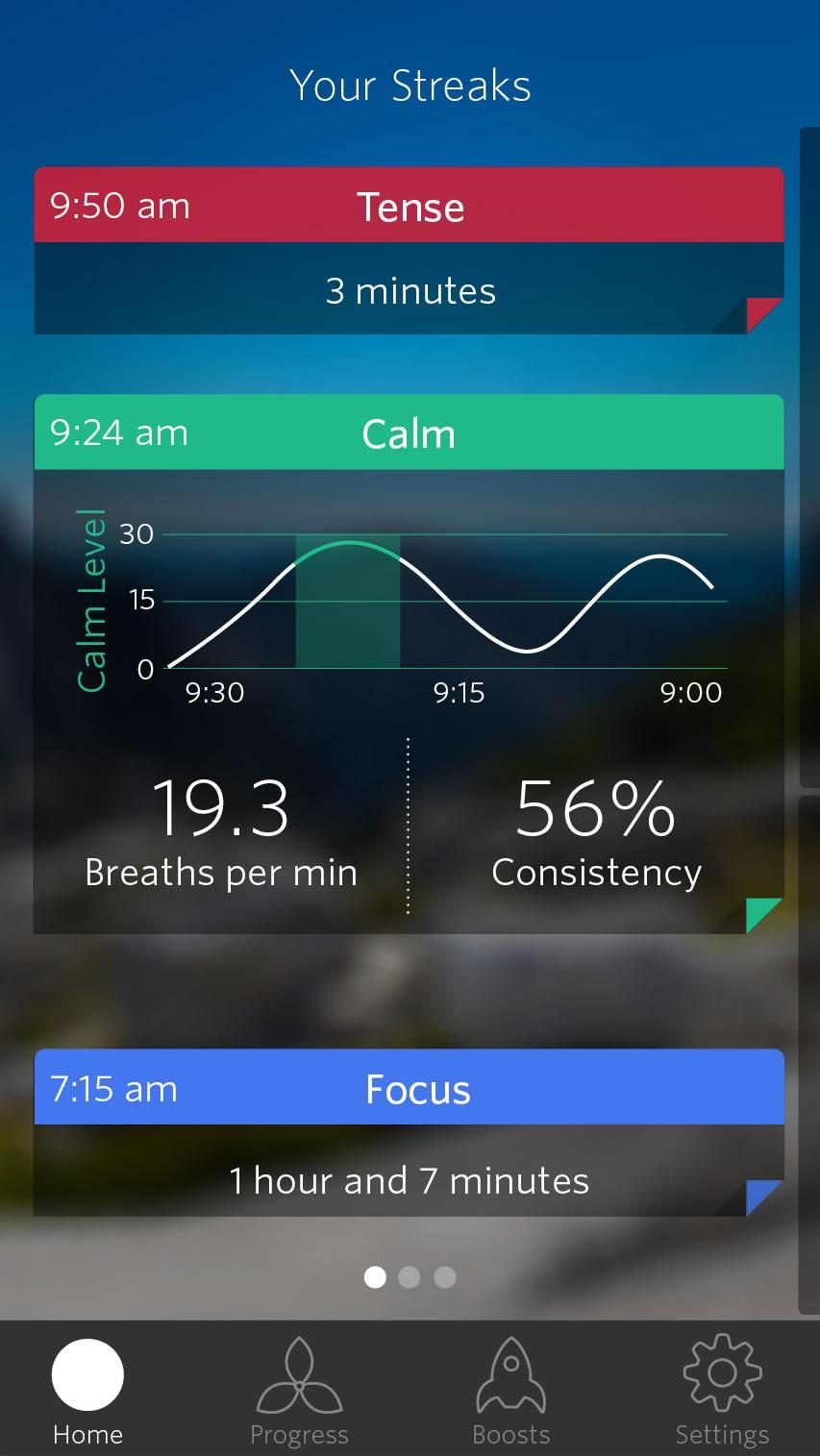 spire activity tracker review homescreen streak view calm detail
