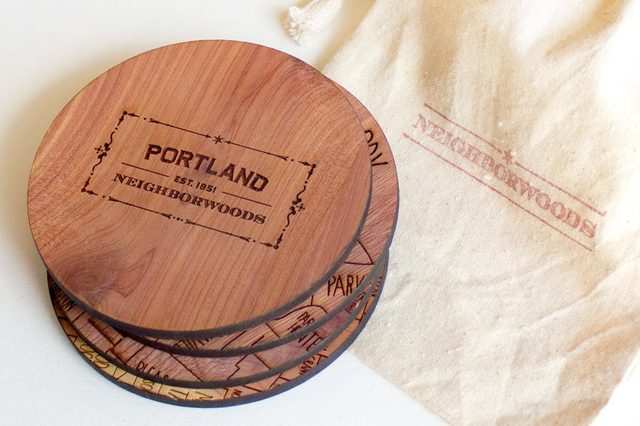 Neighborwoods Map Coasters ()