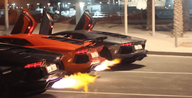 Aventador flame war
