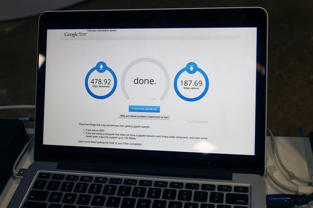 Google Fiber Download Speed
