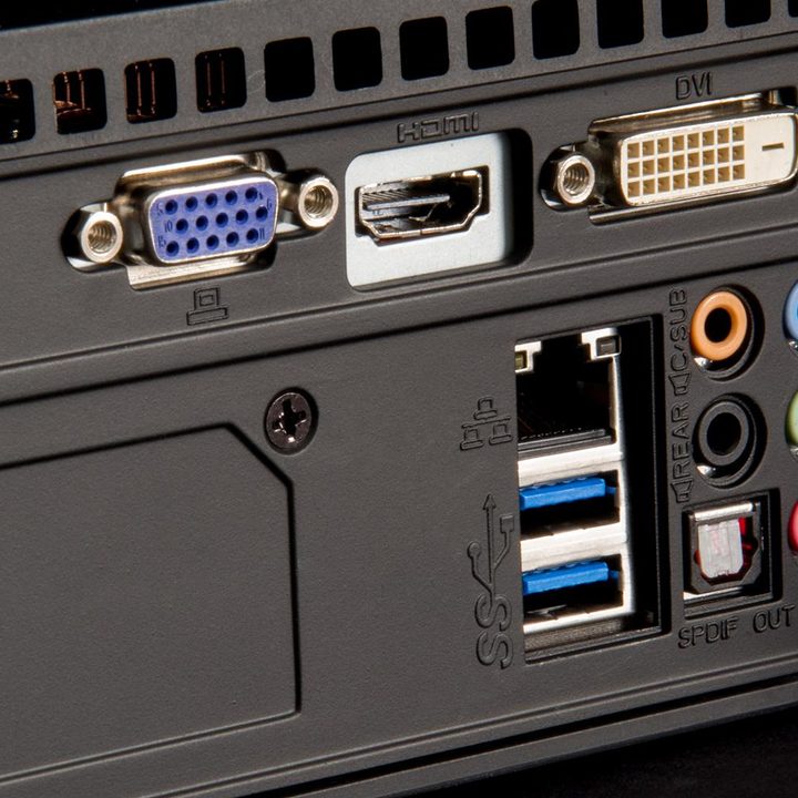 iBuyPower SBX review rear inputs