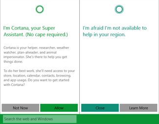Enable Cortana