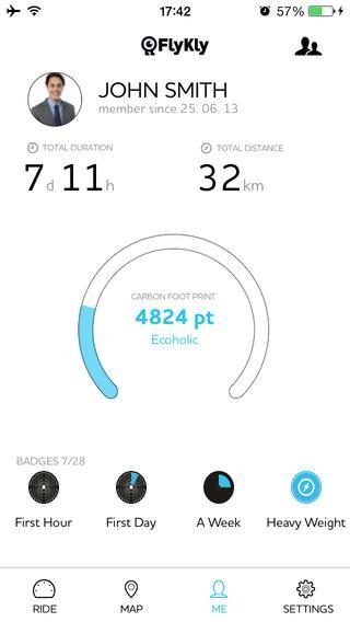 the smart wheel gives you a 250 watt boost on your commute flykly screen3
