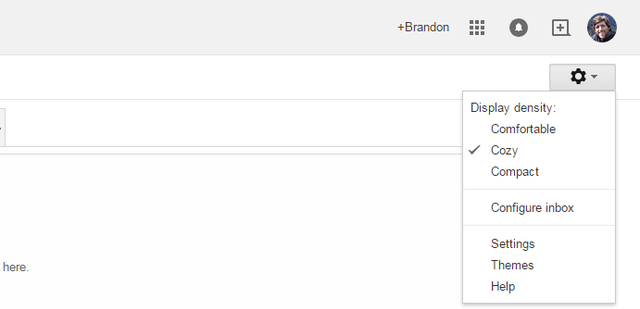 Gmail Menu