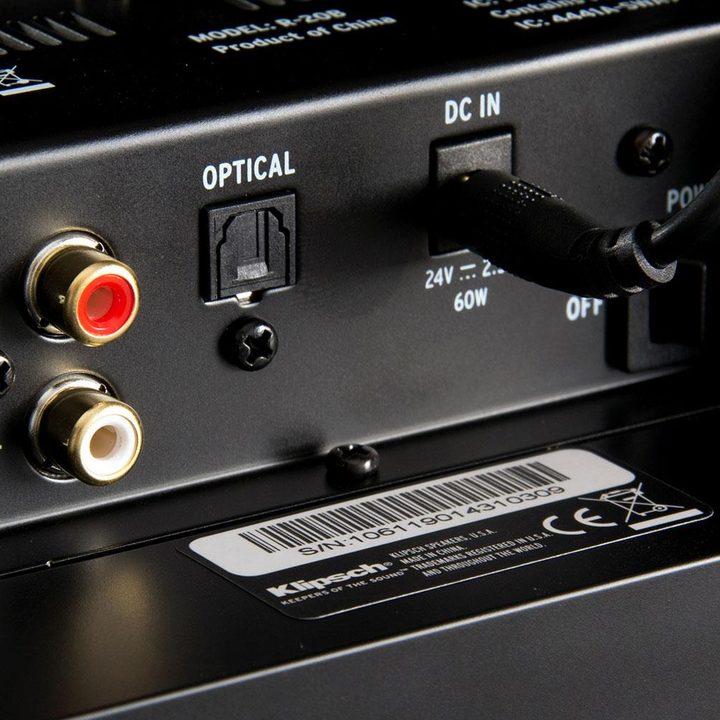 Klipsch R-20B jacks