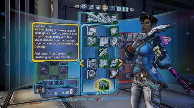 Lady Hammerlock skills