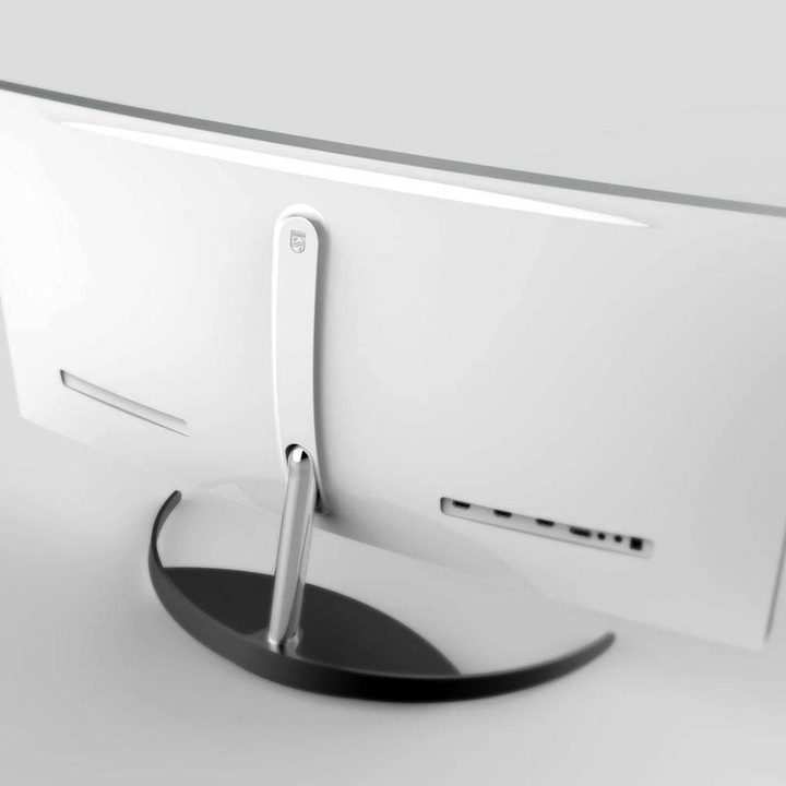the philips brilliance curved ultrawide lcd is set to dazzle at this years ces bdm3490uc back
